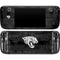NFL Jacksonville Jaguars Black & White Steam Deck Handheld Gaming Computer Skin